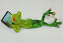 Figurka żaba z tabletem 6x19x6
