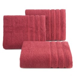 Ręcznik bawełniany miękki VITO ceglaty 50x90 EUROFIRANY