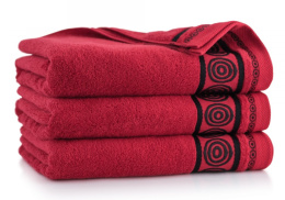 Ręcznik Zwoltex Rondo 2 - CZERWONY 30x50
