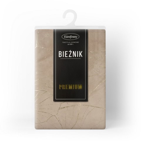 Bieżnik Obrus BLINK 18 beżowy 35x220 Eurofirany