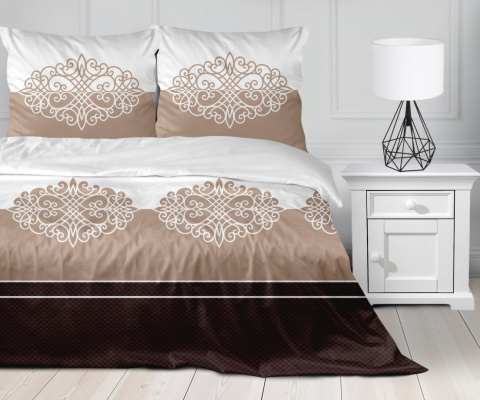 Pościel satynowa BORGO 160x200 GRENO FROTEX Pościel satynowa BORGO 160x200 GRENO FROTEX