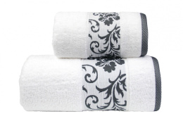 Ręcznik BIELBAW - GLAMOUR biały 50x90 GRENO