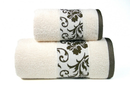 Ręcznik BIELBAW - GLAMOUR kremowy 70x140 GRENO