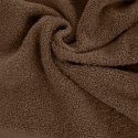 Ręcznik bawełniany GŁADKI2 brązowy 100x150 - Eurofirany