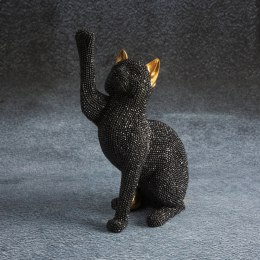 Figurka ozdobna czarny kot