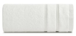 Ręcznik GLORY4 z welurową bordiurą kremowy 50x90 Eurofirany