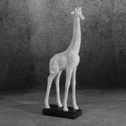 Srebrna figurka dekoracyjna do salonu Żyrafa
