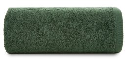Ręcznik bawełniany GŁADKI2 ciemnozielony 100x150 - Eurofirany