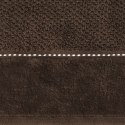 Ręcznik bawełniany SALADO o ryżowej strukturze brązowy 70x140 EUROFIRANY