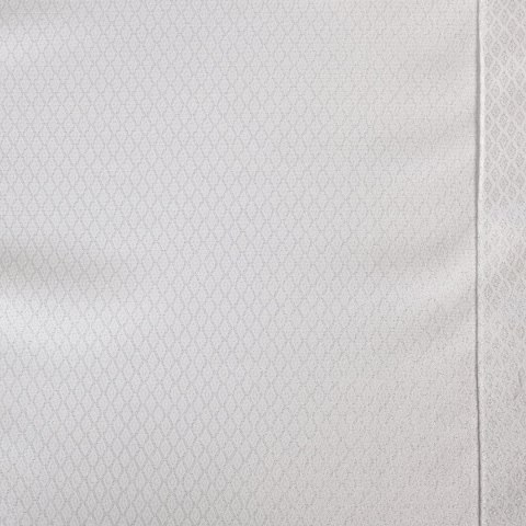Obrus JULIA 140x240 biały ze srebrnym zdobieniem EUROFIRANY