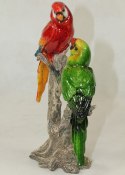 Figurka dwie papugi na drzewie