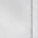 Obrus ELVISA biały z ozdobną srebrną lamówką 145x280 Eurofirany