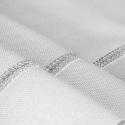 Obrus na stół ELVISA biały srebrny prostokąt błyszczący 140x180 Eurofirany