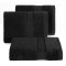 Miękki ręcznik z bawełny Jessi 30x50 czarny Eurofirany