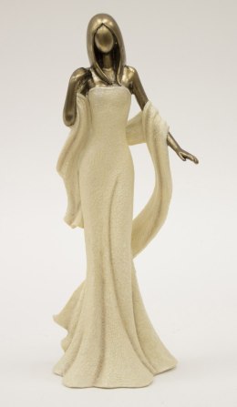 Figurka Elegancka Kobieta idąca na przyjęcie bal 29,5x10,5x8