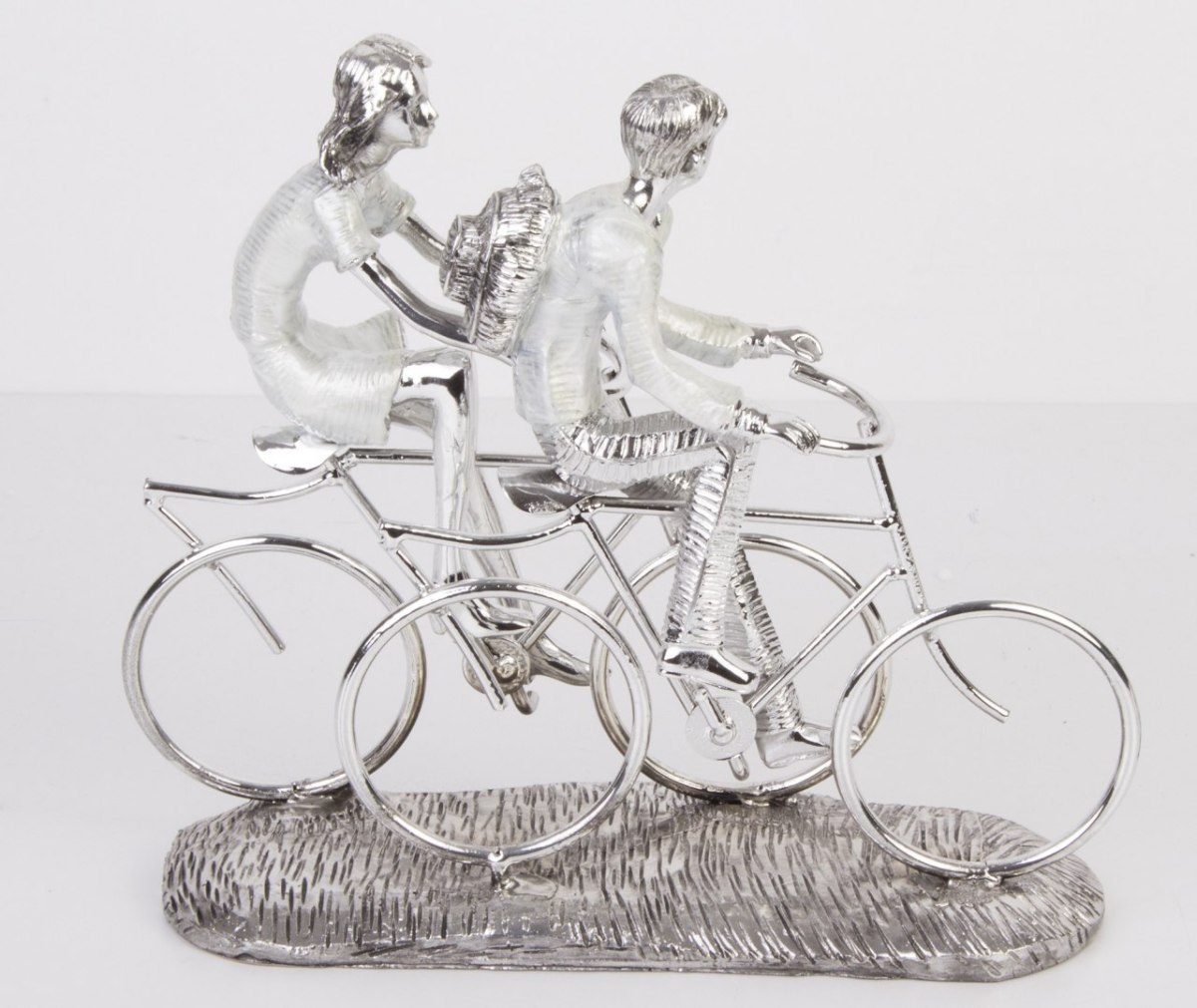 Figurka Romantyczna para na rowerach