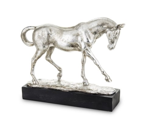 Figurka na prezent srebrny koń