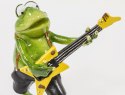 Figurka żaba gitarzyta