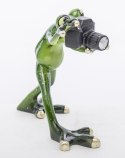 Figurka żaby z aparatem