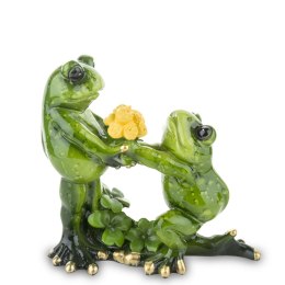 Figurka Żabki podczas oświadczyn Zakochane Żabki 11x11x4,5 zielone