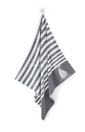 Ręcznik plażowy Zwoltex DELTA biało szary 100x160