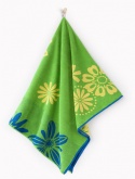 Ręcznik plażowy Zwoltex HEJ WAKACJE zielony 100x160