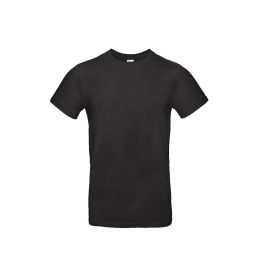 Koszulka męska czarna XL B&C krótki rękaw
