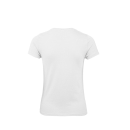 Koszulka damska biała S B&C #E150 krótki rękaw