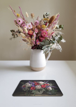 Podkładka na stół z kwiatowym nadrukiem SAVERIA - 29x42cm