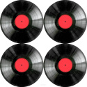 Podkładki na stół okrągłe 4DG (pogrubione) - Vinyl