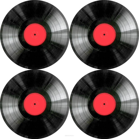 Podkładki na stół okrągłe 4DG (pogrubione) - Vinyl