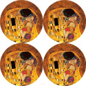 $ podkładki okrągłe - Gustav Klimt Pocałunek