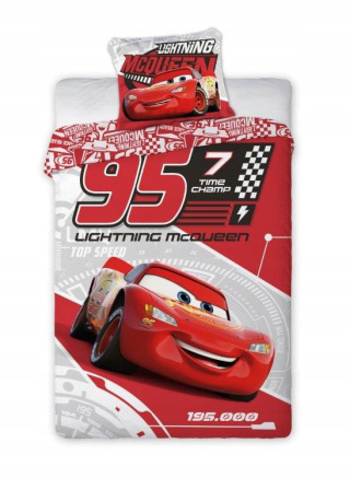 Komplet pościeli Disney CARS 160x200+70x80 bawełna 100 %