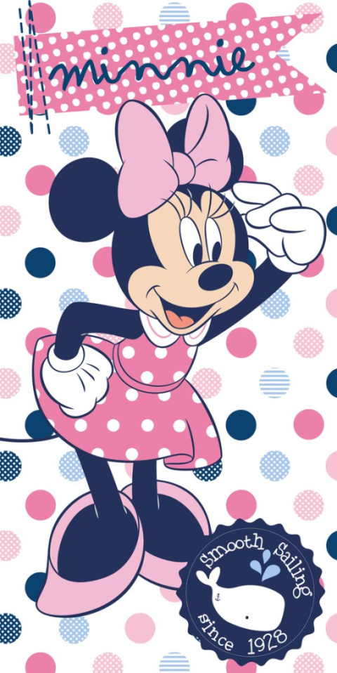 Ręcznik plażowy Disney MINNIE MOUSE 062 70x140 100% Bawełna