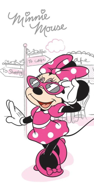 Ręcznik plażowy Disney MINNIE MOUSE 056 70x140 100% Bawełna