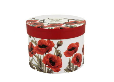 Kubek baryłka porcelanowa z zaparzaczem CLASSIC POPPIES 430ml