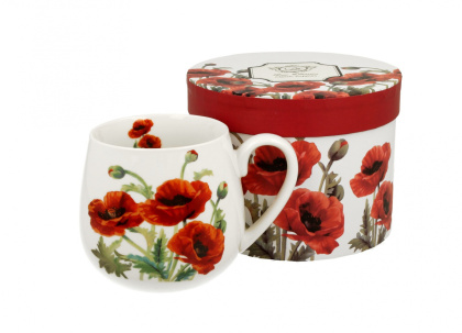 Kubek baryłka porcelanowa CLASSIC POPPIES 430ml