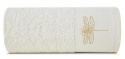 Ręcznik LORI1 kremowy złoty 50x90 Eurofirany