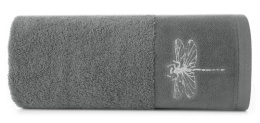 Ręcznik LORI1 stalowy srebrny 50x90 Eurofirany