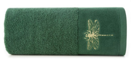 Ręcznik LORI1 zielony złoty 70x140 Eurofirany