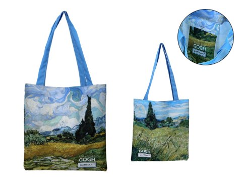 Torba na ramię - V. van Gogh, Pole pszenicy z cyprysami (CARMANI)