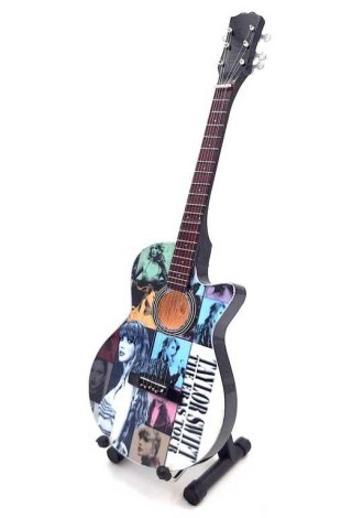 Mini gitara - Taylor Swift - MGT-9064 - Prezent dla fanki Taylor Swift