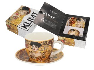 Filiżanka espresso ze spodkiem w pudełku Gustav Klimt, Adela (CARMANI)