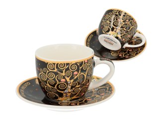 Filiżanka espresso ze spodkiem 80ml Gustav Klimt, Drzewo życia (CARMANI)