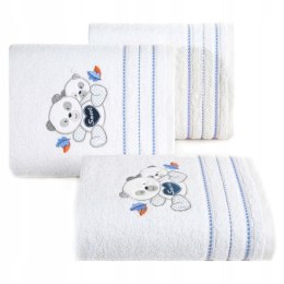 Ręcznik BABY1 biało niebieski 50x90 Eurofirany
