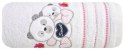 Ręcznik BABY1 biało różowy 50x90 Eurofirany