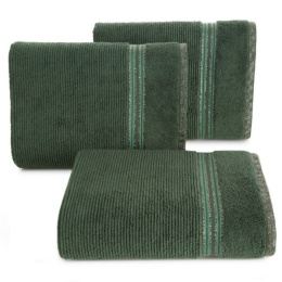 Ręcznik FILON ciemno zielony 30x50 - Eurofirany