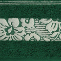 Ręcznik SYLWIA ciemno zielony 70x140 - Eurofirany