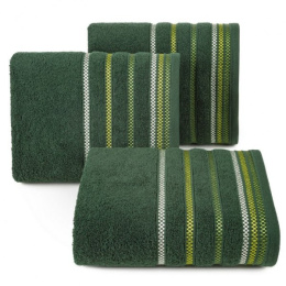 Ręcznik LIVIA3 ciemno zielony 30x50 Eurofirany