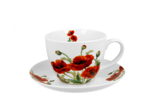 Filiżanka JUMBO CLASSIC POPPIES 470ml kwiaty maki